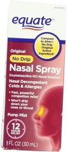 Equate - Nasal Spray, No Drip Original, 1oz (Compare to Afrin) 1-Pack - £17.53 GBP
