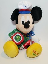 Holiday Macy&#39;s Disney Sailor Mickey w/Alarm Clock 2009 Collectible Plush - £15.78 GBP