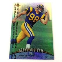 Grant Wistrom 1998 Topps Finest Refractor Parallel Rookie Card #132 STL Rams - £2.28 GBP