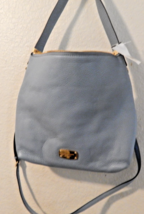 NEW MICHAEL KORS LIGHT BLUE SATCHEL M - $2,452.02 MXN