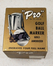 Vtg Pro Golf Ball Marker Engraver No. 4800 Ink Stamp Your Name On Your Golf Ball - £30.55 GBP