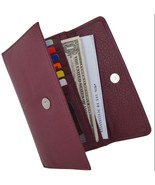 Women&#39;s RFID Wallet Long Magnetic Snap Organizer Ladies Leather Wallet - $16.82