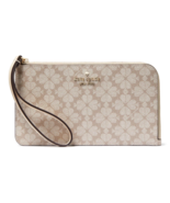 New Kate Spade Lucy Spade Flower Medium L-Zip Wristlet Multi - $57.23 CAD