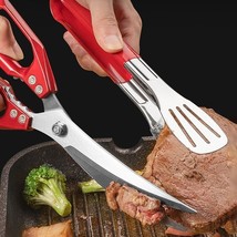 BBQ Scissors Clip Heat Resistance Set Outdoor Camping Meat Vegetables Fish Tools - £18.10 GBP+