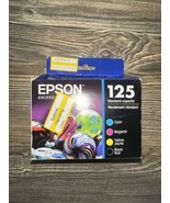 EPSON 125 Ink Cartridge Pack - Stylus NX & WorkForce EXP 10/2022. Free Ship. B - $25.73