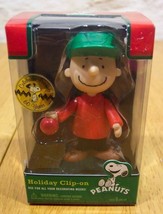 P EAN Uts Charlie Brown Christmas Clip On Ornament New - £11.87 GBP