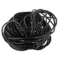 Copapa 21M 68 Ft Pe Black Polyethylene Spiral Wire Wrap Tube Pc Manage C... - £13.28 GBP
