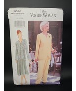 Vogue Woman Two Piece Dress Pant Suit Pattern 9596 Plus Size 20-22-24 VT... - $20.58