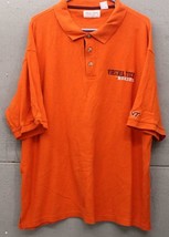 Euc Virginia Tech Vt Hokies Red Oak Sportswear Short Sleeve Collar Polo Shirt 2X - £14.36 GBP