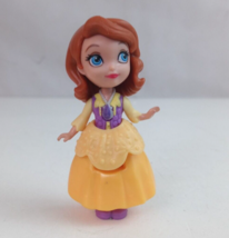 Disney Sofia the First Princess Sofia With Yellow Dress 3&quot; Mini Figure - £4.64 GBP