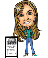 Custom Realtor Marketing gift caricature drawn from photos Personalized ... - $87.42 CAD