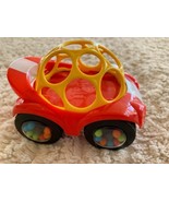 Oball Boys Red White Race Car Yellow Hand Grab Toy - $155.40 MXN