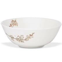 Lenox Chirp Large Round Serving Bowl Floral White Bone China 9.5&quot; USA RA... - £109.82 GBP