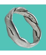 vintage sterling silver mexicio  twisted band size 8.5 - $49.99 CAD