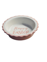 Happy Easter Pink 2” Tall X 4” Diameter Bowl Food Safe/Dishwasher Safe - £16.46 GBP