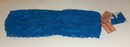 Nwt Womens Mudd 3-WAY Blue Lace Overlay Bandeau /TUBE Top Size Xl - £15.03 GBP