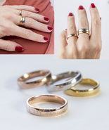 I am Enough Ring, Stacking Engraved Ring, Feminist Women Encouragement R... - £21.58 GBP