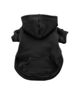 Flex Fit Jet Black Fleece Hoodie with Rib Trim and Kangaroo Pocket Sizes... - $34.28 CAD