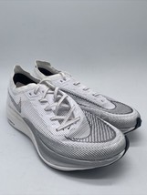 Authenticity Guarantee 
Nike ZoomX Vaporfly NEXT% 2 White Metallic Silver CU4... - £110.12 GBP