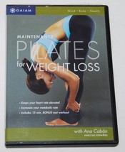 Maintenance Pilates for Weight Loss DVD Ana Caban 2005 Gaiam 2 DVD Set - £2.07 GBP