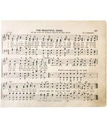 1881 Beautiful Dead Victorian Sheet Music Ohio State Grange Agriculture ... - $28.05 CAD