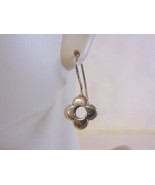 Womens Vintage Estate Sterling Silver Flower Earrings 5.4g E4075 - €30,80 EUR