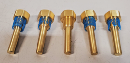 5 Qty. of Brass Thermowells 3.5&quot; Stem Length x 1-1/4&quot; OD (5 Qty) - £66.31 GBP