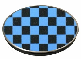 The Mad Spinner Micro™  Blue &amp; Black Checker | Off-Ice Spinner - £29.42 GBP