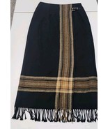 Vintage Michelle Skirt Womens 6 Wrap Western Rodeo Bohemian Fringe Hem M... - $63.75