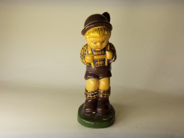 Little Boy Chalkware Figurine Vintage - £9.45 GBP