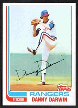 Texas Rangers Danny Darwin 1982 Topps Baseball Card #298 nr mt - £0.39 GBP