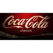 coca cola coke classic license plate made in usa - £23.48 GBP
