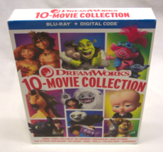 DREAMWORKS 10 Movie Blu-ray Collection Croods Spirit Croods Home Trolls Dragon - £19.89 GBP