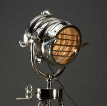 Designer Floor Lamp, Nautical Spot Studio Tripod Floor Lamps Searchlight Lamp - £293.46 GBP