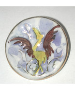 Vintage Italian Art Pottery Pin Crane/Bird Handmade Italy Ceramic mid-ce... - €13,12 EUR