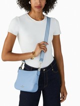 NWB Kate Spade Rosie Crossbody Dusty (Pale) Blue Leather WKR00630 $349 Gift Bag - £106.80 GBP