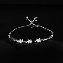 Süß Cz 925 Sterling Silber Armband für Mädchen IN Platin Finish - £26.16 GBP