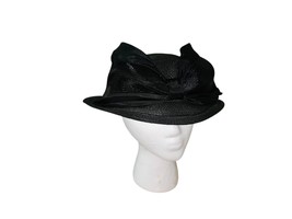 Vtg Sylvia New York St Louis Black Bow Dress Church Kentucky Derby Forma... - $730.69 MXN