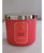 3 Wick Holiday Scented Candle Bath and Body Works &quot;Tis The Season&quot; - $312.39 MXN