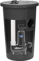 1/2 HP 2&quot; Cast Iron Sewage Pump System with Vertical Float Switch , Black - £435.86 GBP