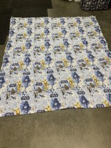 Pottery Barn Kids Star Wars Queen Flat Sheet Blue - $25.94