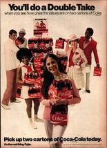 1973 Coca-Cola - You&#39;ll Do A Double Take - People Shopping Coke - Print ... - $25.98