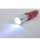 Pocket LED Flashlight, Aluminum Case, Compact Cylinder, Choice of Colors... - $148.70 MXN