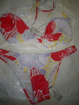 An item in the Fashion category: WOMEN'S JUNIOR'S O'NEILL BANDEAU TOP/BUTTOM FLORAL BIKINI SWIMSUIT NEW $75