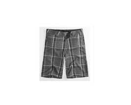MEN&#39;S GUY&#39;S O&#39;NEILL GREY PLAID PRINT TRIUMPH BUTTON FRONT CASUAL SHORTS ... - £25.98 GBP