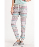 WOMEN&#39;S/JRS ELEMENT GENEVA COZY FLEECE SWEAT PANTS GREY W/ MULTI STRIPES... - $570.01 MXN