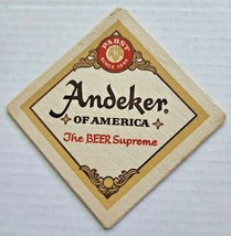 Vintage Andeker Beer Coasters Pabst Brewing Co NOS 4 1/2&quot; SQ PB175 - £3.18 GBP