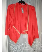 NWT 2X NY Collection Plus Size Jacket 3/4 Sleeve Asymmetrical Hem SWEATE... - €13,03 EUR