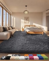 Ophanie Area Rugs For Bedroom Living Room, Grey Fluffy Fuzzy Shag Shaggy... - $29.93