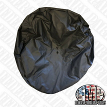 Canvas Tire Cover 37” Tires Black Fits Military Humvee Spare Cover M998 Carrier - £127.22 GBP